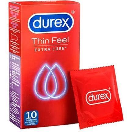 Durex - Condoms Thin Feel Extra Lube 10 st.