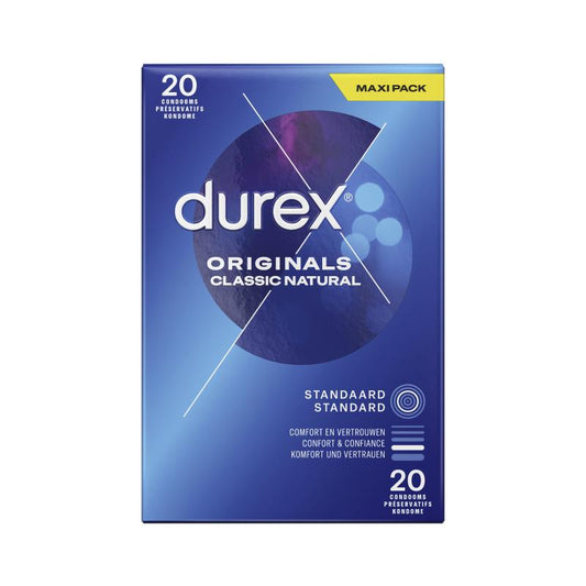 Durex Condoms Classic Natural - 20 pcs