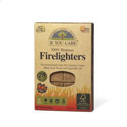 Firelighters. Non toxic Wood and Vegetable 28 pieces
