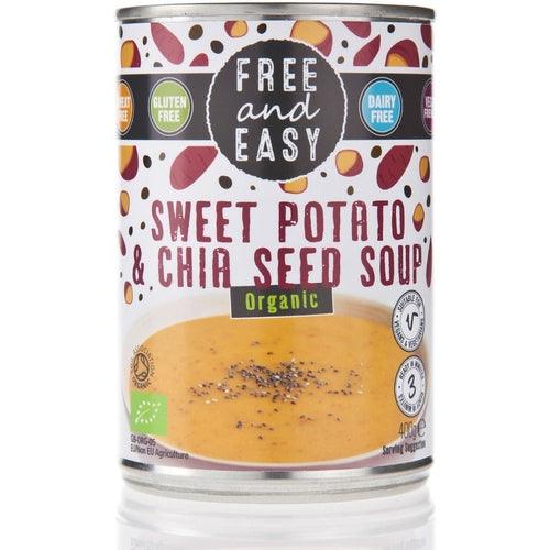 Free & Easy Organic Sweet Potato & Chia Seed Soup 400g
