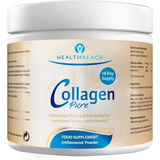 Healthreach Collagen Unflavoured powder 100g 18 day