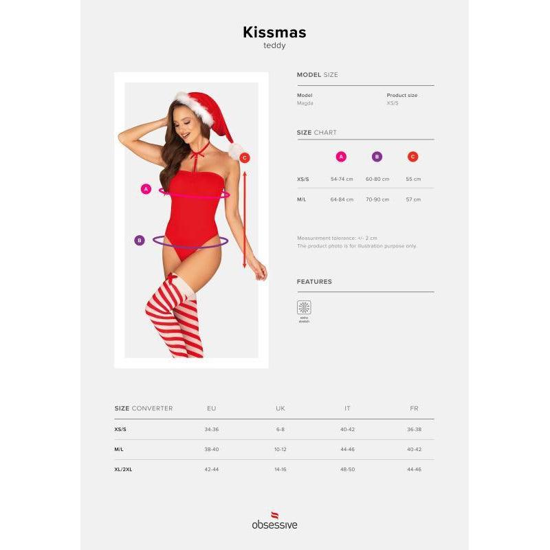 Kissmas Sexy Christmas Costume - Red