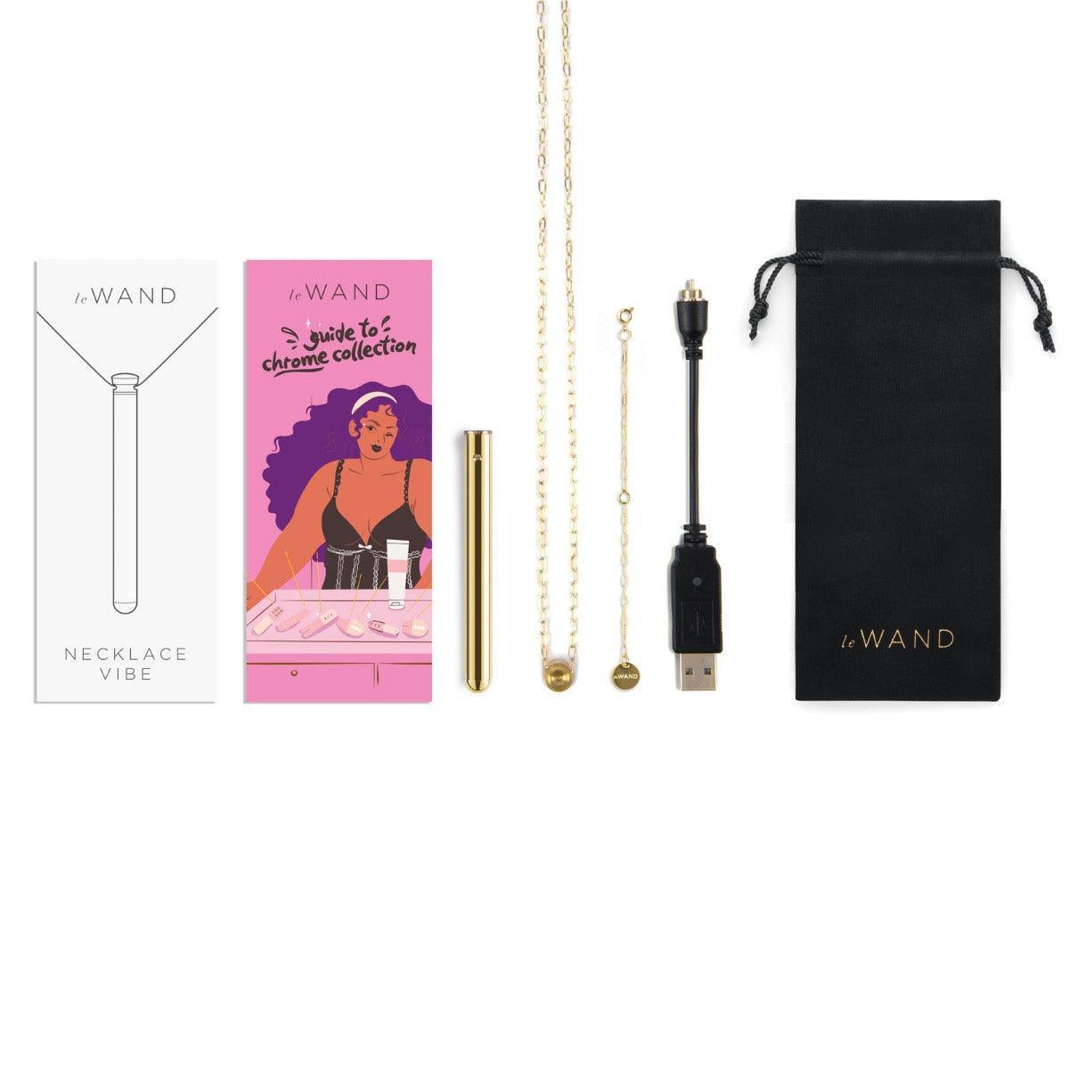 Le Wand Necklace Rechargeable Vibe in Gold