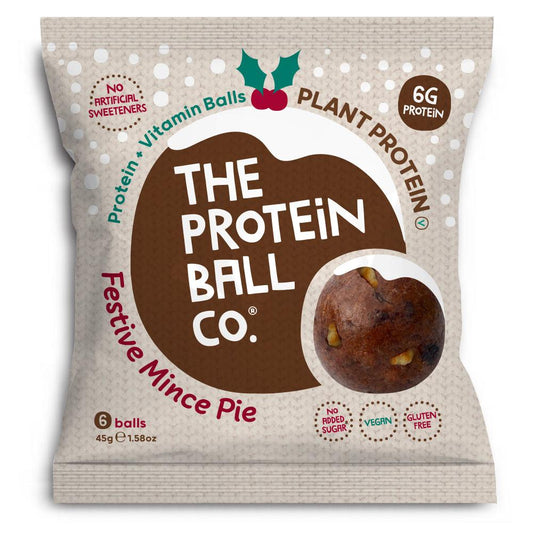 Limited Edition Vegan Festive Mince Pies Protein Balls 45g