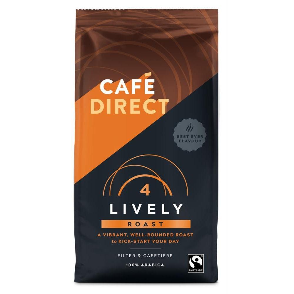 Lively Roast Strength 4 Fairtrade Ground Coffee 227g