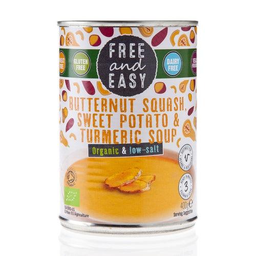 Low Salt Butternut Squash Sweet Potato & Turmeric Soup 400g