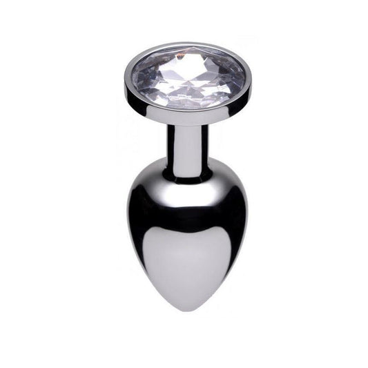 Lucent Jewel Accented Anal Plug