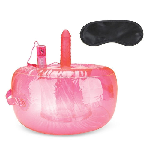 Lux Fetish Inflatable Sex Chair With Vibrating Dildo Pink