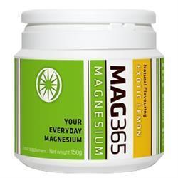 MAG365 Ionic Magnesium Citrate powder - Exotic Lemon 150g.