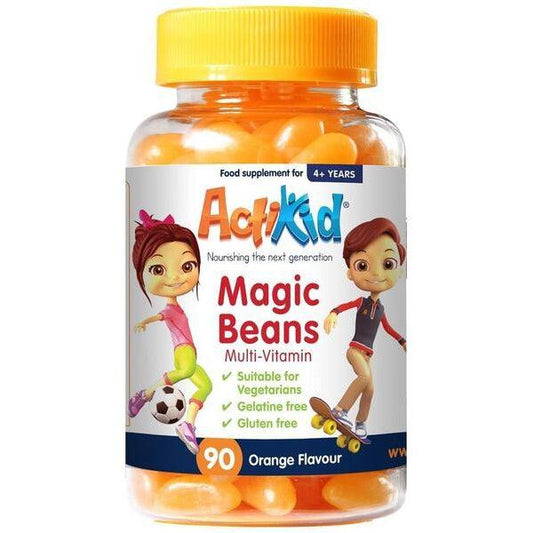 Magic Beans Multi-Vitamin, Orange - 90 gummies