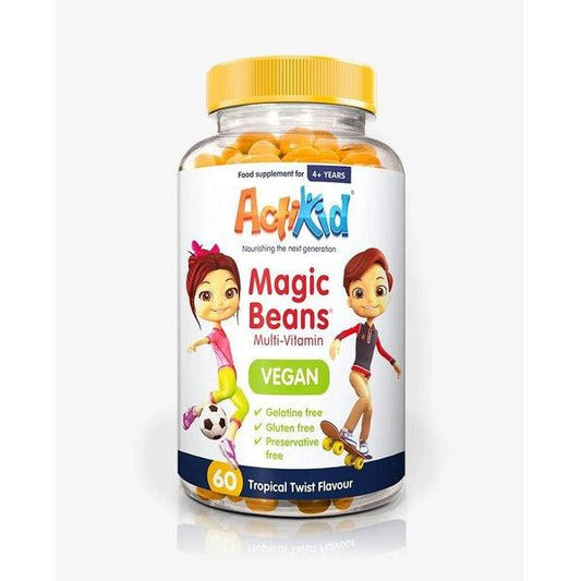 Magic Beans Multi-Vitamin - Vegan, Tropical Twist - 60 beans
