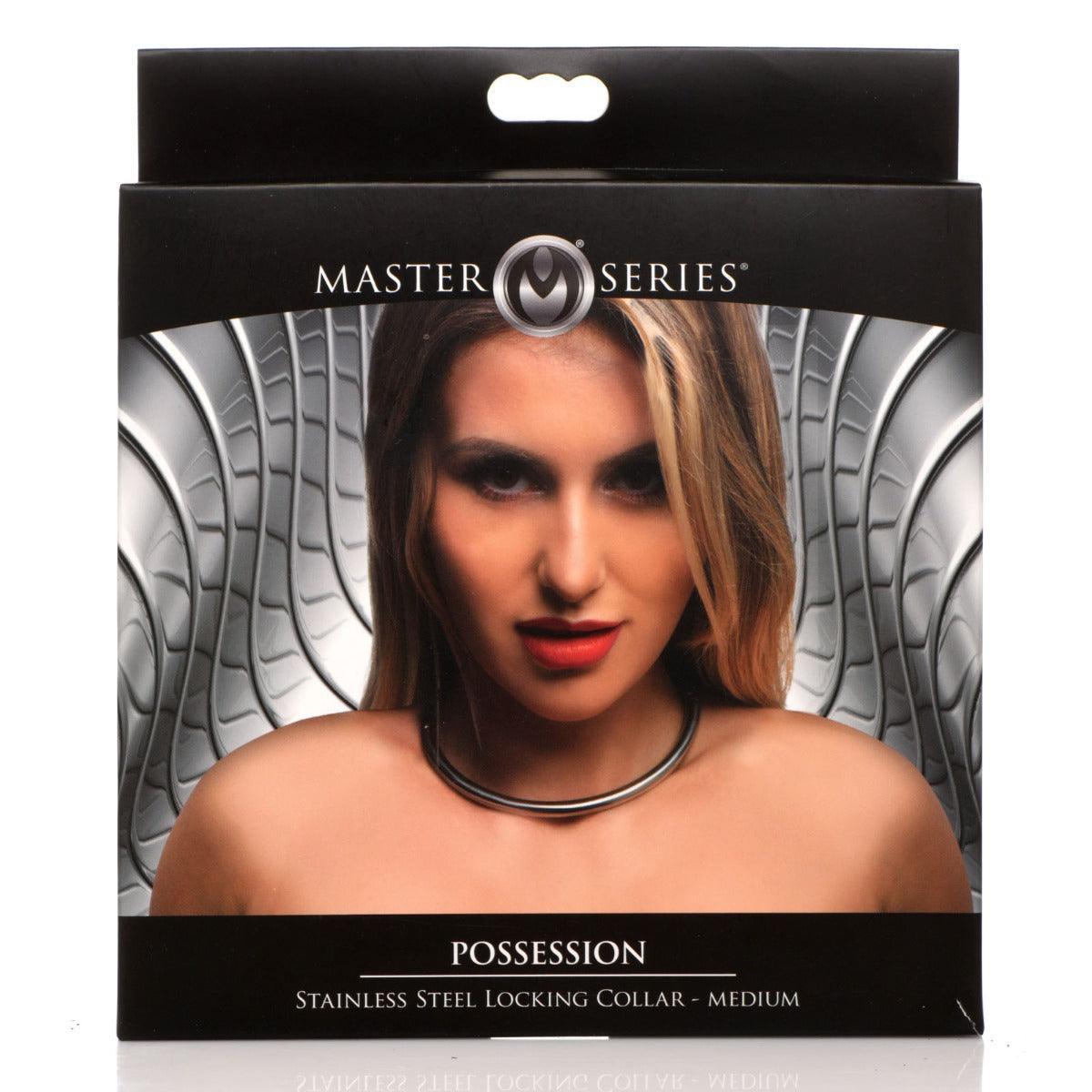Master Series Possession Stainless Steel Locking Collar - Medium