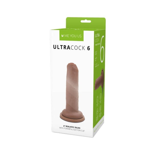 Me You Us Uncut Ultra Cock 6 Caramel Realistic Dildo