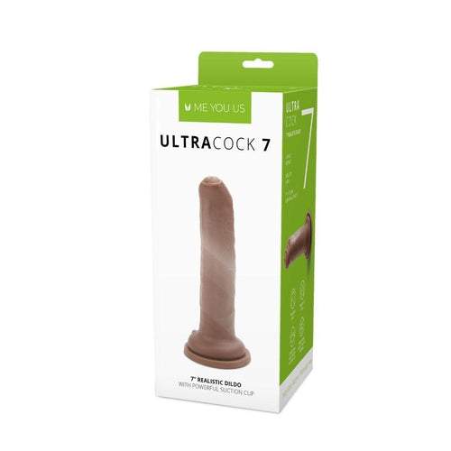 Me You Us Uncut Ultra Cock 7 Caramel Realistic Dildo