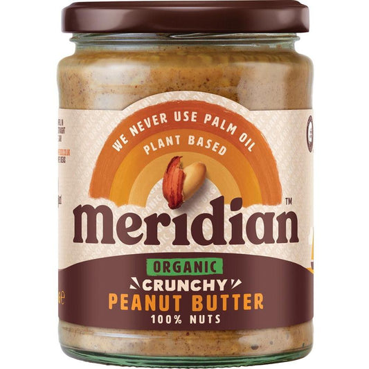 Meridian Organic Crunchy Peanut Butter 100% (470g)