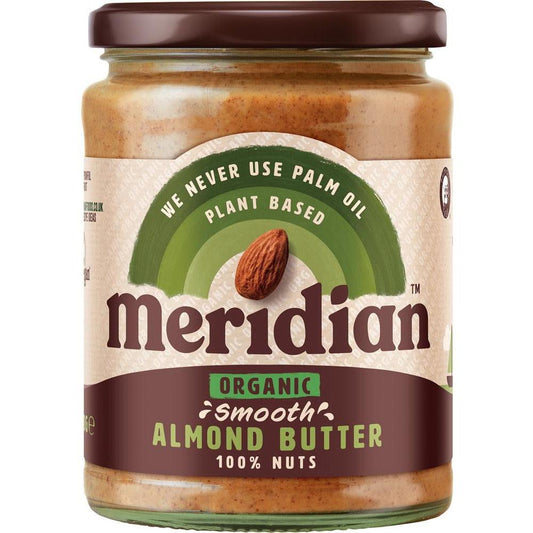 Meridian Organic Smooth Almond Butter 100% (470g)