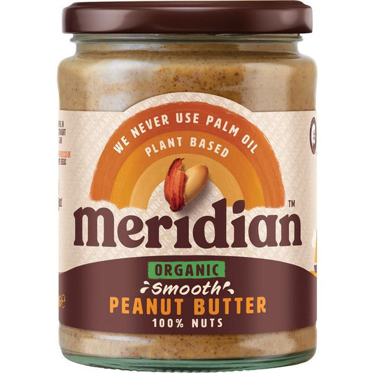 Meridian Organic Smooth Peanut Butter 100% (470g)