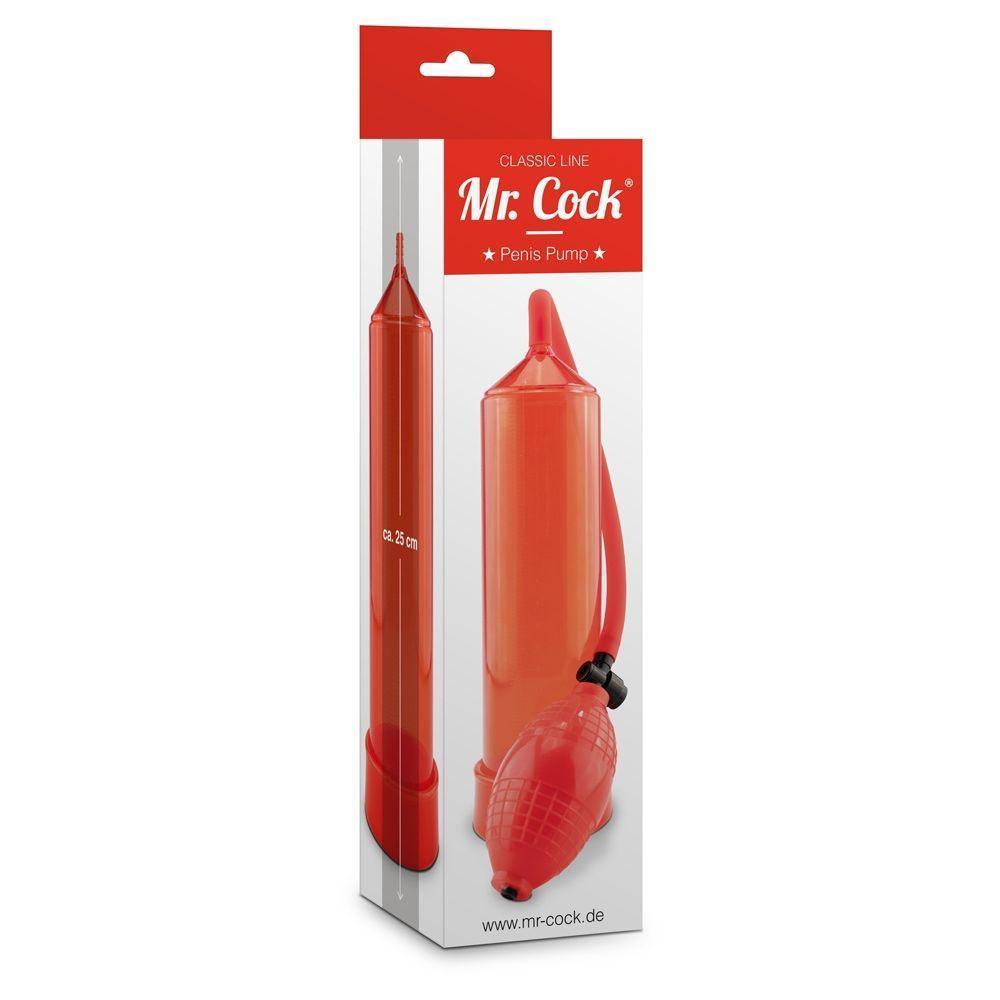Mr Cock Classic Penis Pump Red