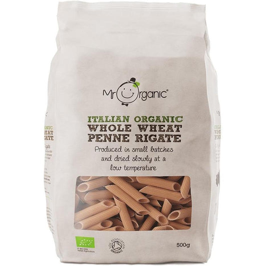 Mr Organic Whole Wheat Penne Pasta 500g