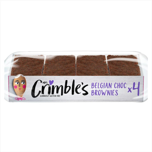Mrs Crimbles Gluten Free Belgian Choc Brownies 190g