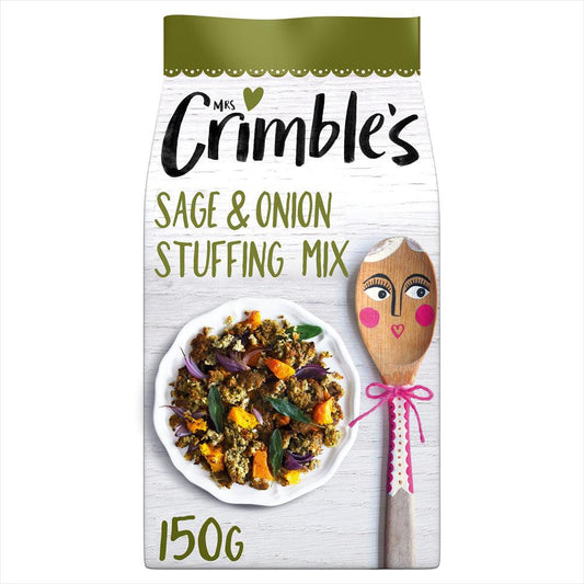 Mrs Crimbles Gluten Free Sage and Onion Stuffing Mix 150g
