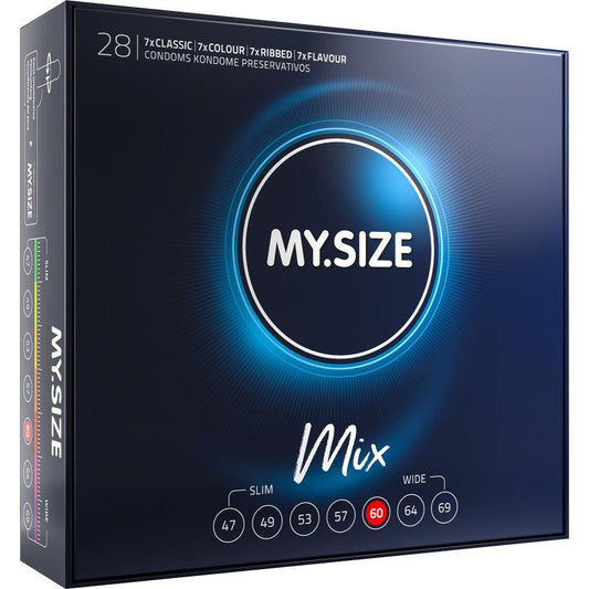 MY.SIZE Mix 60 mm Condoms - 28pcs