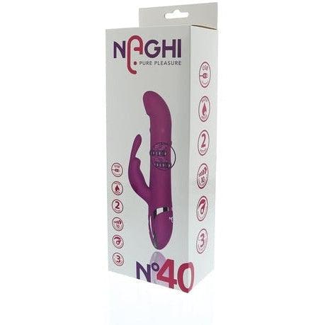 Naghi No.41 - Rabbit Vibrator With Rotating Beads