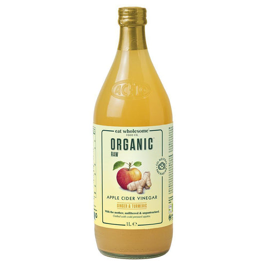 Organic Apple Cider Vinegar w/ Ginger & Turmeric 1 Litre