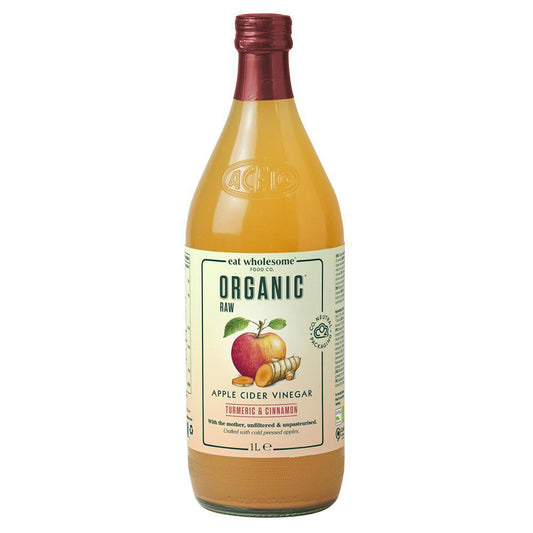 Organic Apple Cider Vinegar w/ Turmeric & Cinnamon 1 Litre