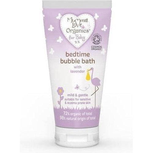 Organic baby bedtime bubble bath lavender 200ml.