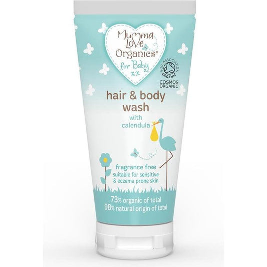 Organic Calendula Baby Hair and Body Wash 200ml