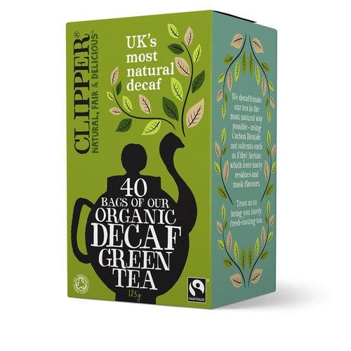 Organic & Fair Trade Green Tea Decaf 40 Teabags