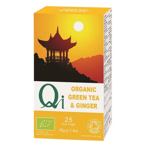 Organic Green Tea with Ginger 25 Bags