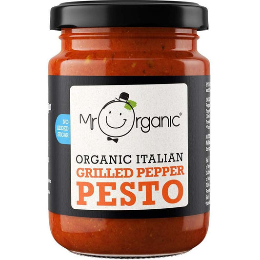 Organic Grilled Pepper Pesto 180g