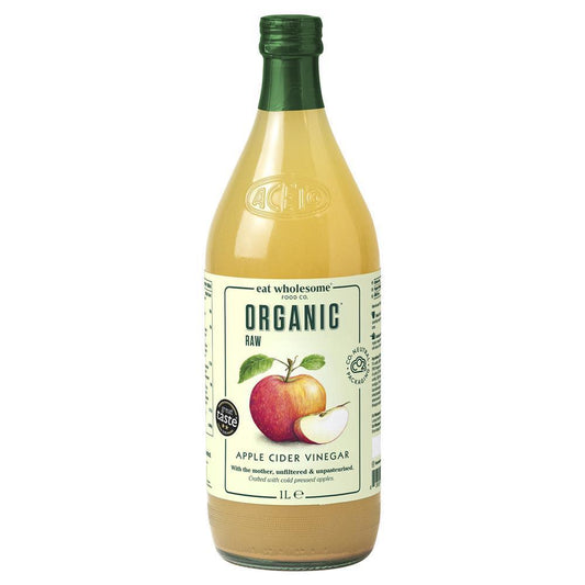 Organic Raw Apple Cider Vinegar with The Mother 1 Litre