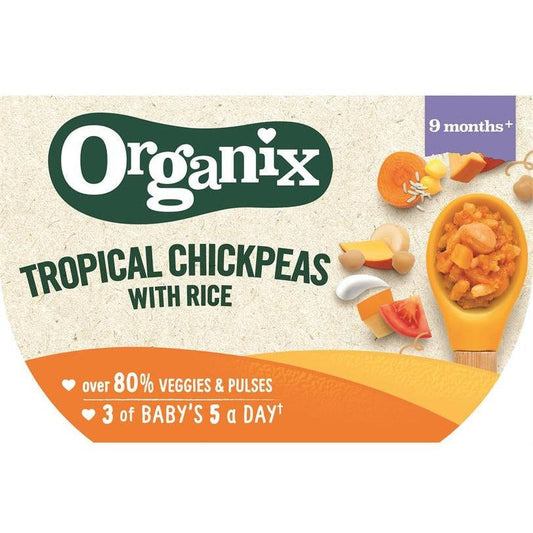 Organix Tropical Chickpeas with Rice 190g