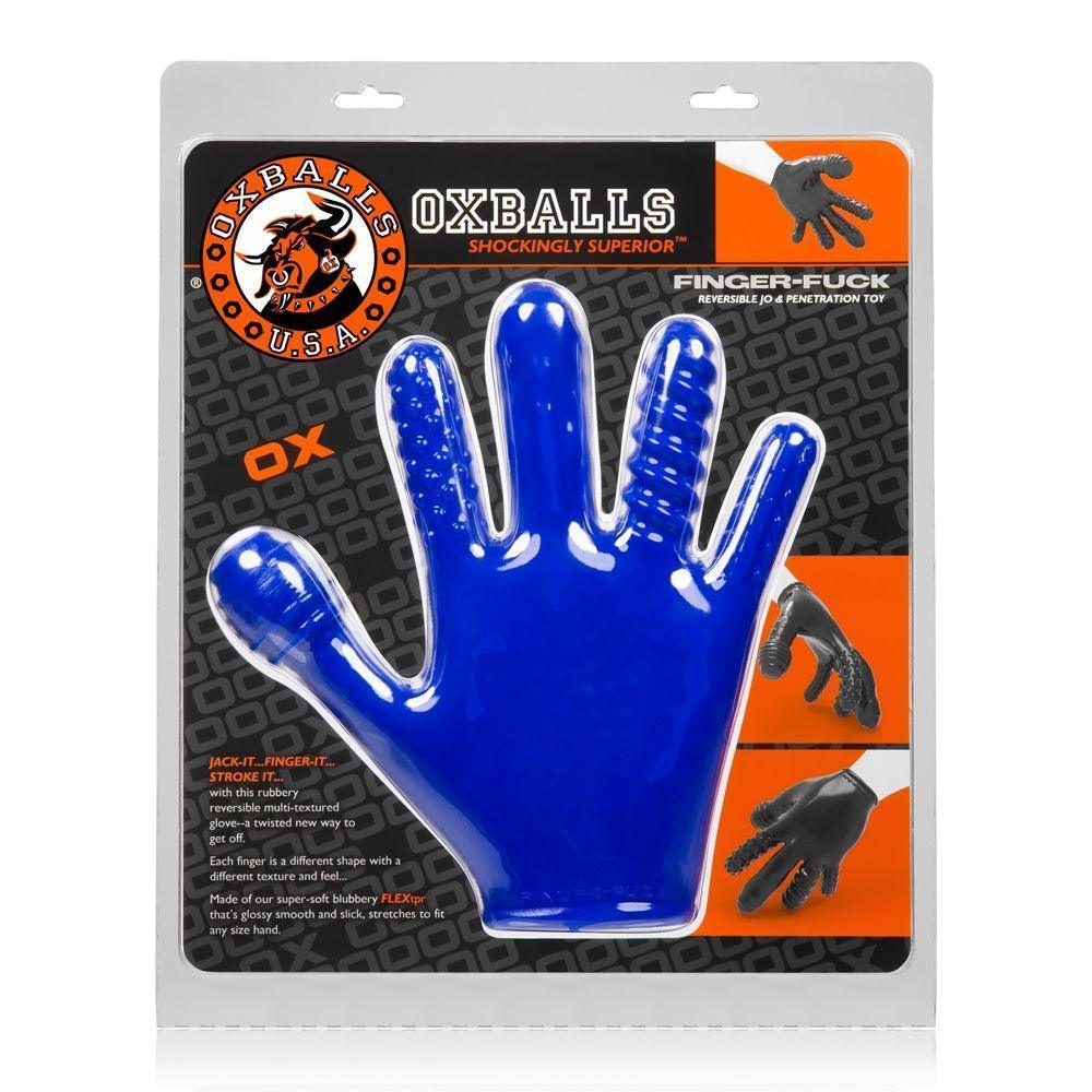 Oxballs Finger Fuck Glove Blue