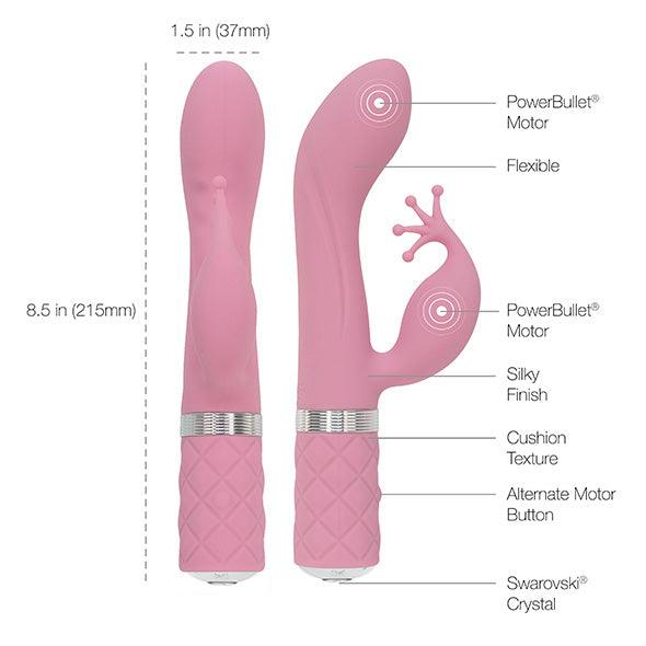 Pillow Talk - Kinky Rabbit & G-Spot Vibrator Pink