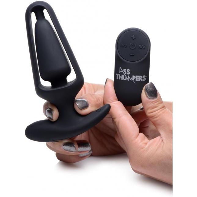 Power Vibrating Anal Plug With Remote Control