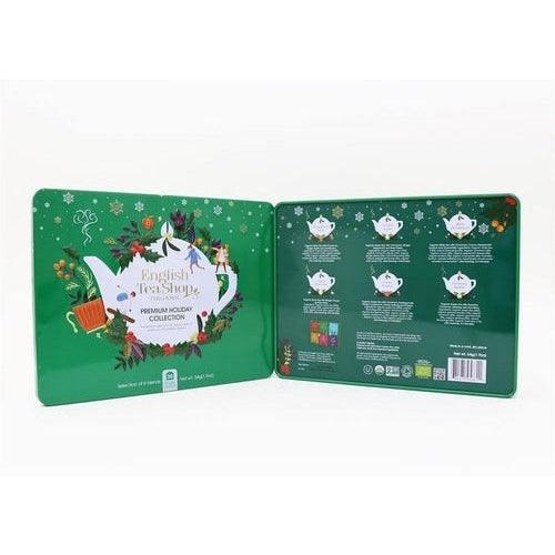 Premium Holiday Collection Green Gift Tin