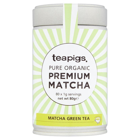 premium organic matcha green tea - 80g tin