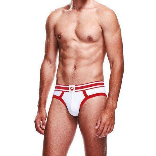 Prowler White/Red Brief XSmall