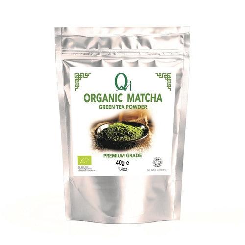 Qi Organic Matcha green tea powder 40g pouch