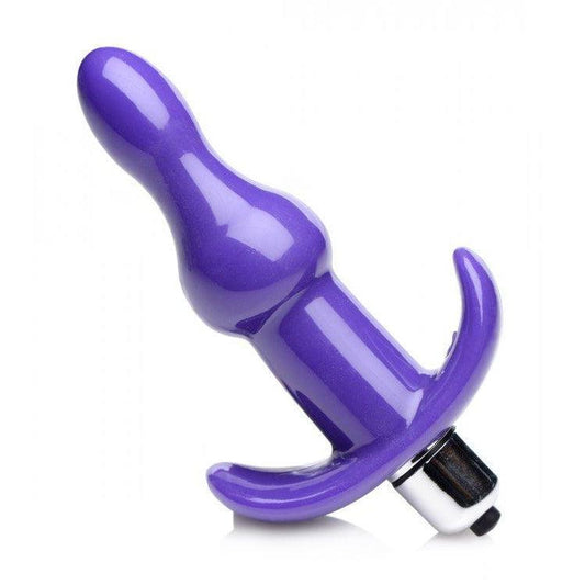 Rolling Purple Bumpy Anal Plug