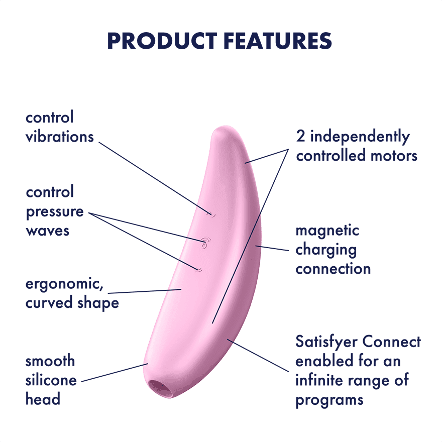Satisfyer Curvy 3+ Stimulator Pink
