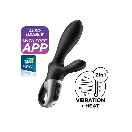 Satisfyer Heat Climax Plus Vibrator Black
