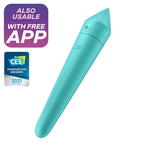 Satisfyer Ultra Power Bullet 8 Vibrator Turquoise Incl. Bluetooth And App