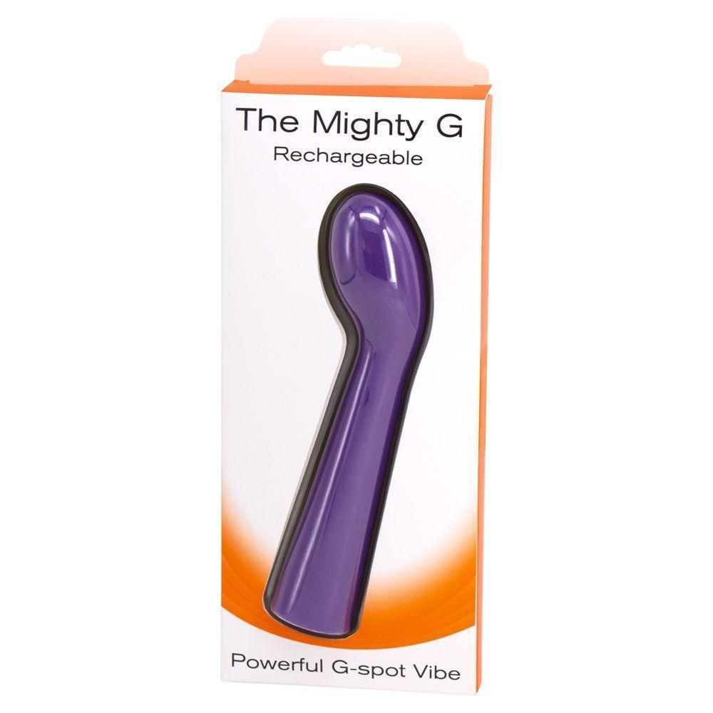 Seven Creations The Mighty G Rechargeable Silicone G-Spot Vibe Violet