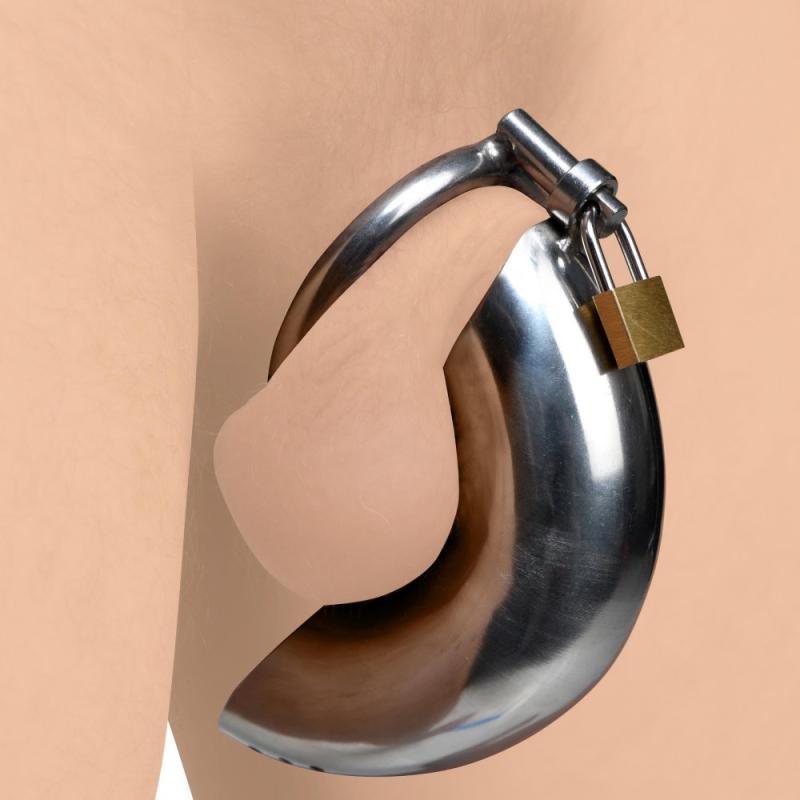 Stainless Steel Penis Cage with 3 Rings