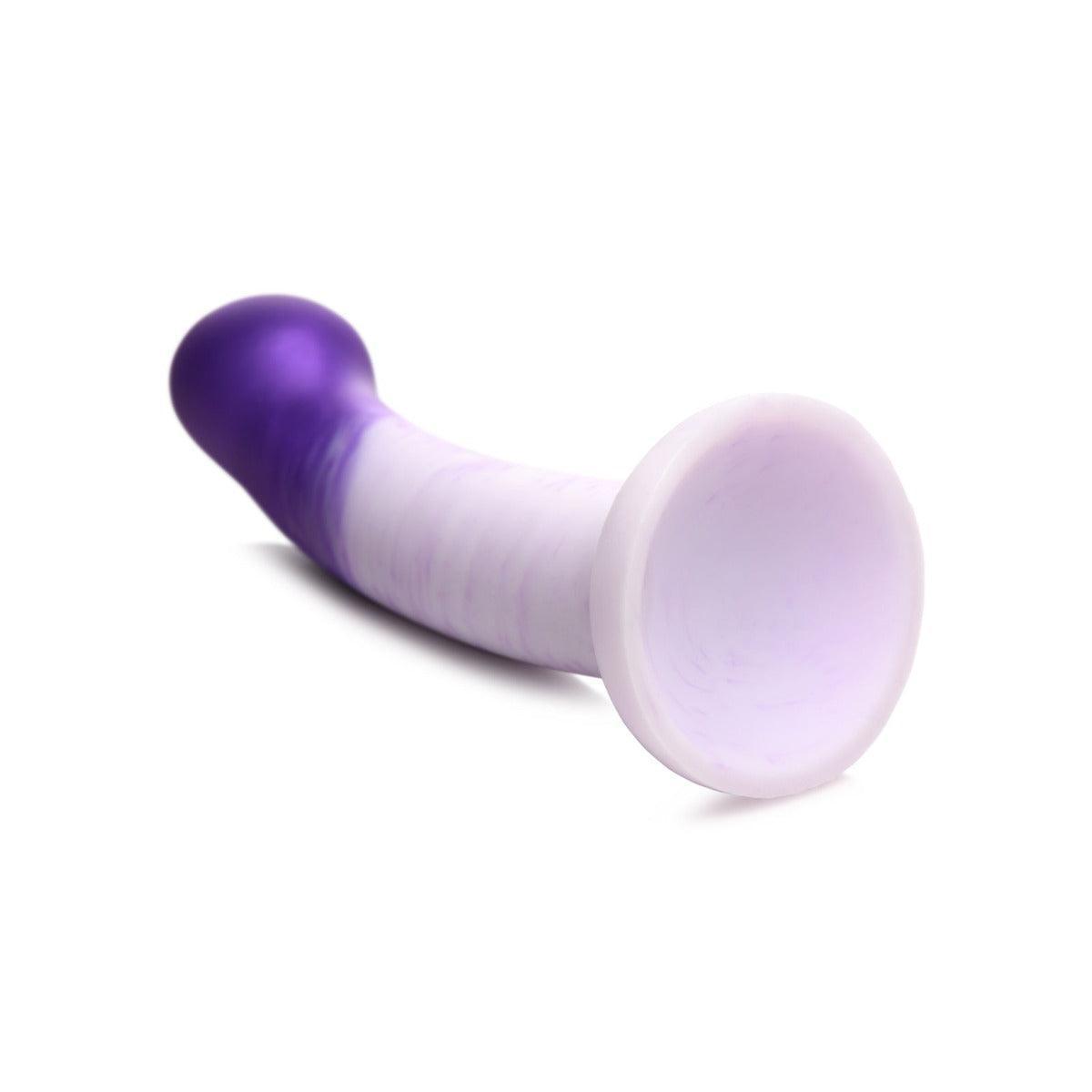 Strap U G-Swirl G-Spot Silicone Dildo - Purple